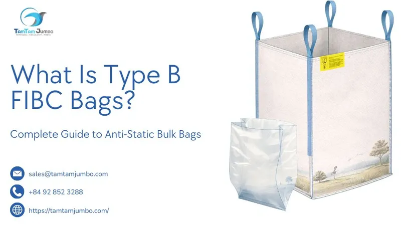 Sản phẩm 7 what is type b fibc bags — Công Ty TNHH Sản Xuất Bao Bì Tâm Tâm — MST 2601041879