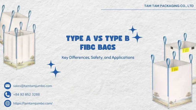 Sản phẩm 6 type a vs type b fibc bags — Công Ty TNHH Sản Xuất Bao Bì Tâm Tâm — MST 2601041879