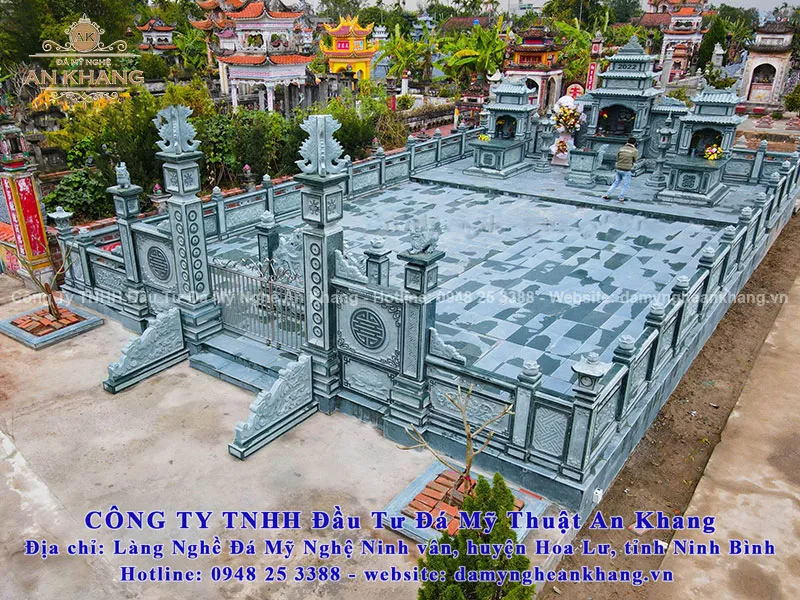 Sản phẩm lang mo da xanh reu dien tich 150m2 — Công Ty TNHH Đầu Tư Đá Mỹ Thuật An Khang — MST 2700546278