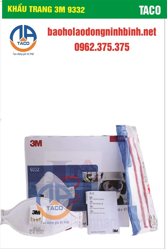 Sản phẩm khau trang 9332 — Công Ty TNHH MTV Tràng An 168 — MST 2700705520