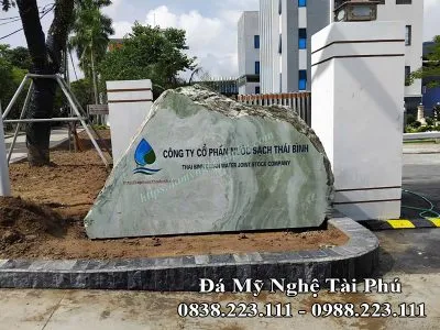 Sản phẩm Biển hiệu đá Công ty CP nước sạch Thái Bình 400x300 — Đồ Đá Mỹ Nghệ Tài Phú - Công Ty CP Sản Xuất Và Đầu Tư Tài Phú — MST 2700719925
