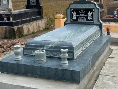 Sản phẩm Mộ đá công giáo Mộ đạo đá đơn giản bằng đá xanh rêu 400x300 — Đồ Đá Mỹ Nghệ Tài Phú - Công Ty CP Sản Xuất Và Đầu Tư Tài Phú — MST 2700719925