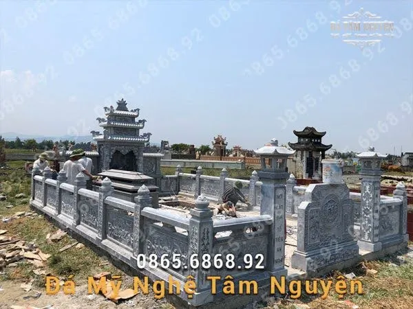 Sản phẩm cong trinh lang mo da duoc da tam nguyen thi cong — Công Ty TNHH Đá Tâm Nguyện — MST 2700952093