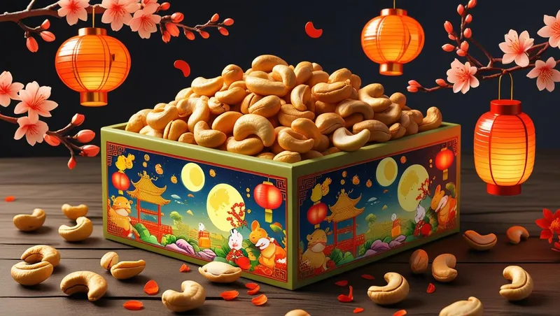 Sản phẩm Tao hinh anh 1 hop hat dieu duoc dan decal lien quan toi chu de Mid Autumn Festival — MQTech Vina - Công Ty TNHH MQTech Vina — MST 2700971963
