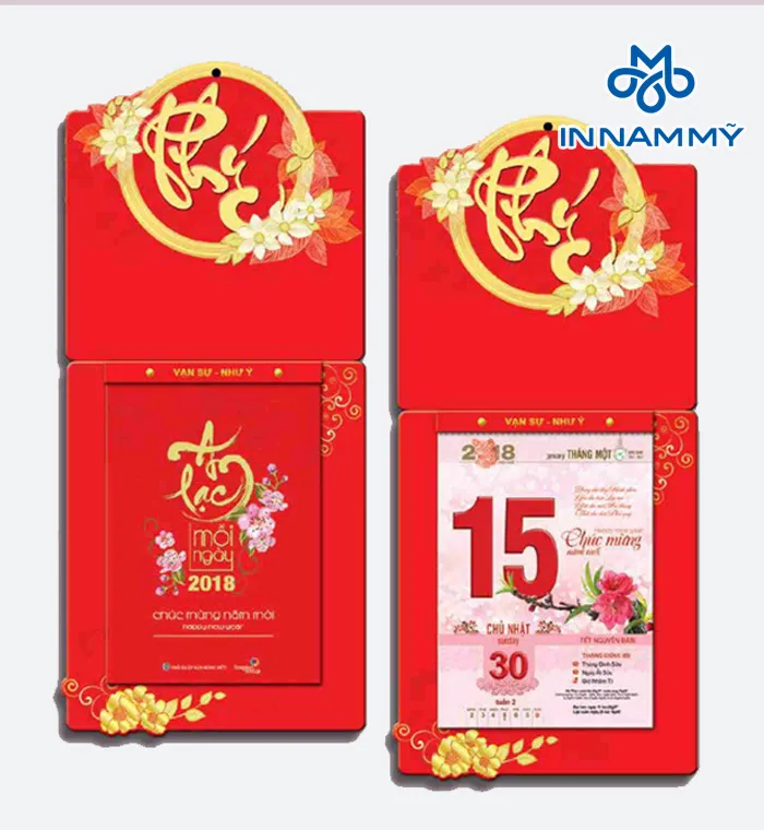 Sản phẩm lịch tết 2018 2 — In Nam Mỹ - Công Ty TNHH MTV Thiên Y — MST 2801271326
