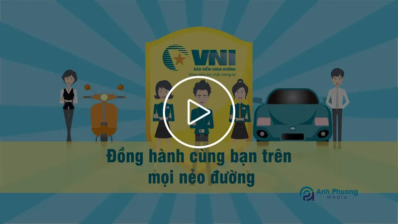 Sản phẩm Video animation bao hiem VNI — Truyền Thông Anh Phương - Công Ty TNHH Webpro Anh Phương — MST 2802485112