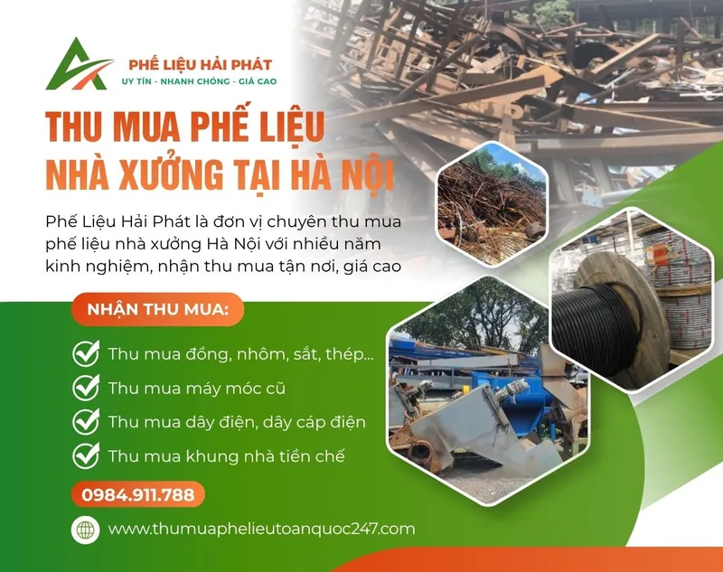 Sản phẩm 2 — Thu Mua Phế Liệu Thịnh Hải Phát - Công Ty TNHH Dịch Vụ Xây Dựng Và Thương Mại
Thịnh Hải Phát — MST 2803047270