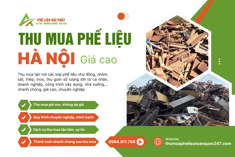 Sản phẩm Ha Noi — Thu Mua Phế Liệu Thịnh Hải Phát - Công Ty TNHH Dịch Vụ Xây Dựng Và Thương Mại
Thịnh Hải Phát — MST 2803047270