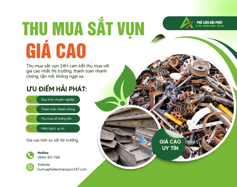 Sản phẩm 3 1 — Thu Mua Phế Liệu Thịnh Hải Phát - Công Ty TNHH Dịch Vụ Xây Dựng Và Thương Mại
Thịnh Hải Phát — MST 2803047270