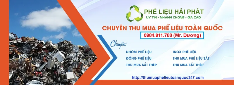 Sản phẩm thumuaphelieutoanquoc247 4 — Thu Mua Phế Liệu Thịnh Hải Phát - Công Ty TNHH Dịch Vụ Xây Dựng Và Thương Mại
Thịnh Hải Phát — MST 2803047270