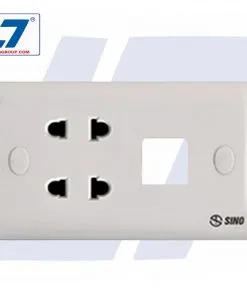 Sản phẩm mặt 2 ổ 1 công tắc sino 247x296 — Công Ty TNHH MTV Thương Mại Liên Thắng — MST 2901496524