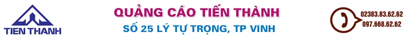 Sản phẩm banner tienthanh — Công Ty TNHH Quảng Cáo Và Thương Mại Tiến Thành — MST 2901618733