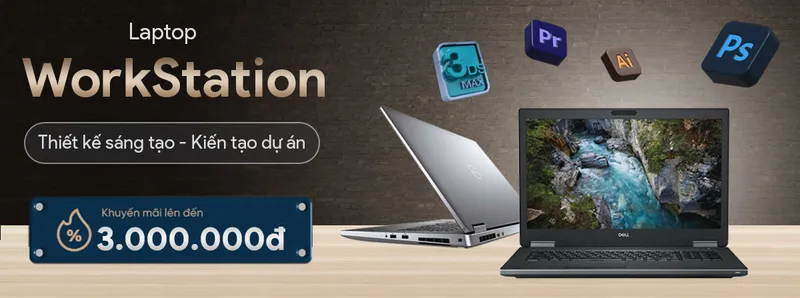 Sản phẩm Baner laptop workstation — Công Ty CP Tin Học Miền Trung — MST 2901705256