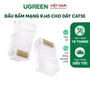 Sản phẩm dau bam mang rj45 cho day cat5e ugreen 50246 100 hat_300x300 — Công Ty TNHH Công Nghệ Bảo Long — MST 2901876981