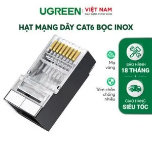Sản phẩm dau hat bam mang rj45 cho day cat6 boc inox chong nhieu ugreen 50248 100 hat_300x300 — Công Ty TNHH Công Nghệ Bảo Long — MST 2901876981