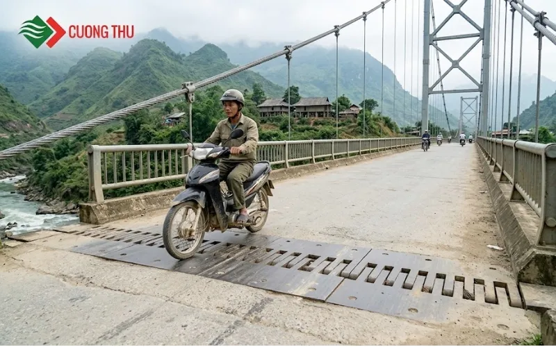 Sản phẩm khe co gian cho cau treo dan sinh nong thon — Vật Tư Cầu Đường - Công Ty TNHH Cương Thư — MST 2902037481