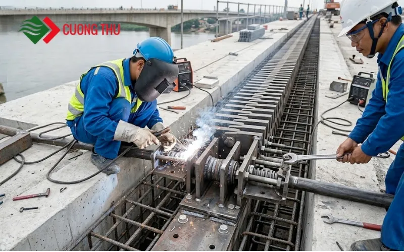 Sản phẩm so sanh khe thep va khe cao su chi tiet — Vật Tư Cầu Đường - Công Ty TNHH Cương Thư — MST 2902037481
