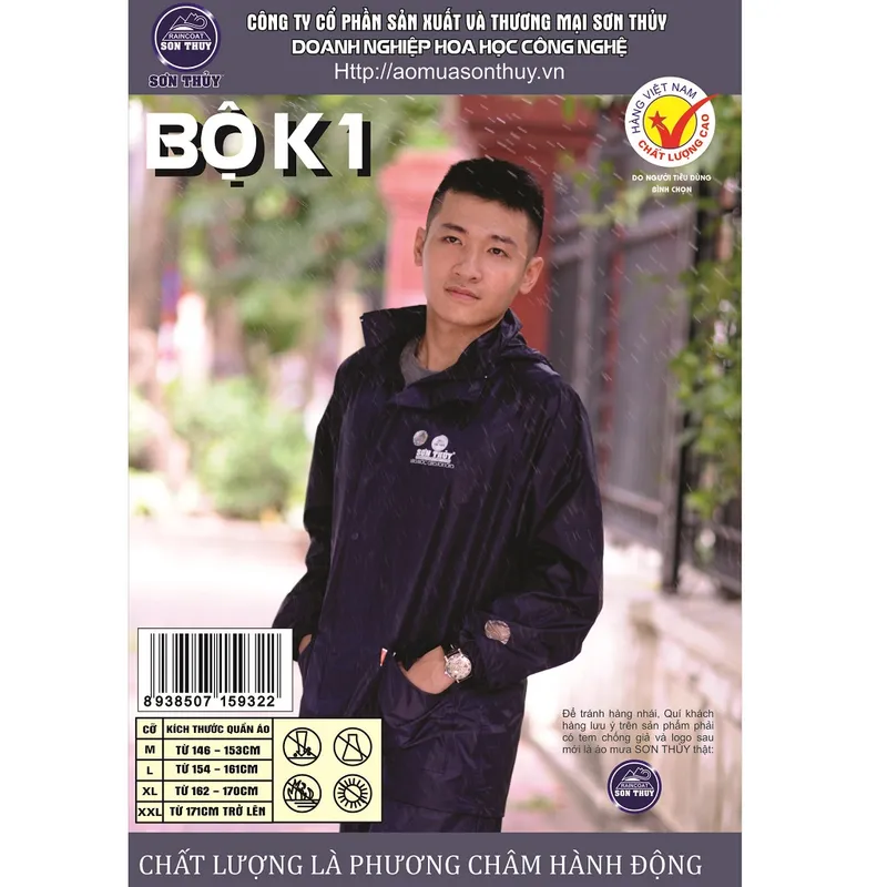 Sản phẩm bo ao mua son thuy 1 lop k1 — Bảo Hộ Lao Động LASA - Công Ty Cổ Phần LASA — MST 3001676445