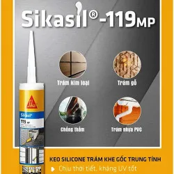 Sản phẩm sikasil 119 mp keo silicone trung tinh da nang 4 — Công Ty TNHH Thương Mại Và Dịch Vụ QT — MST 3002161015