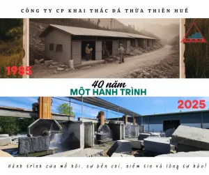 Sản phẩm Ky niem 40 nam 300x251 — Công Ty Cổ Phần Khai Thác Đá Thừa Thiên Huế — MST 3300101170
