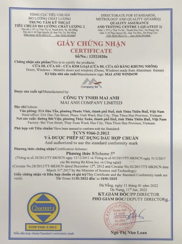 Sản phẩm d84df01b2a65eb3bb274 2 828 — Mai Anh Window - Công Ty TNHH Mai Anh — MST 3300533371