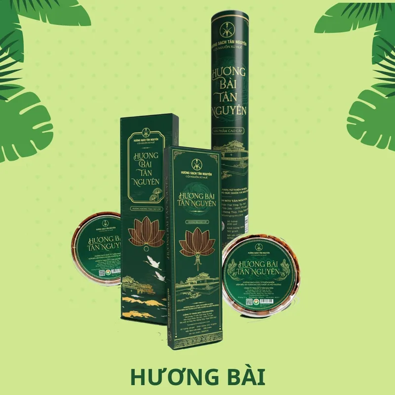 Sản phẩm huongsachtannguyen.com huong nhang tram huong nhang bai huong nhang que danh muc huong bai — Công Ty Trách Nhiệm Hữu Hạn Một Thành Viên Tân Nguyên — MST 3301179405