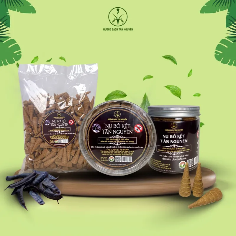 Sản phẩm huongsachtannguyen.com huong nhang tram huong nhang bai huong nhang que danh muc nu bo ket — Công Ty Trách Nhiệm Hữu Hạn Một Thành Viên Tân Nguyên — MST 3301179405