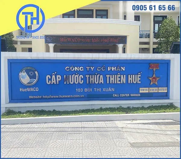 Sản phẩm Cong ty CP cap nuoc Thua Thien Hue — Quảng Cáo Trường Hà - Công Ty TNHH Đầu Tư Xây Dựng Quảng Cáo Trường Hà — MST 3301441691