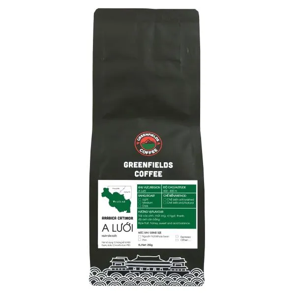 Sản phẩm phin a luoi — Greenfields Coffee - Công Ty TNHH SX - TM Và DV Cà Phê Đồng Xanh — MST 3301594338