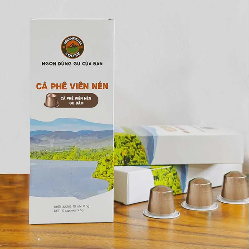 Sản phẩm vien nen gu dam — Greenfields Coffee - Công Ty TNHH SX - TM Và DV Cà Phê Đồng Xanh — MST 3301594338