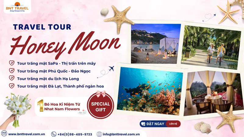 Sản phẩm Honey Moon 2025 1 — BNT Travel — MST 3301596374