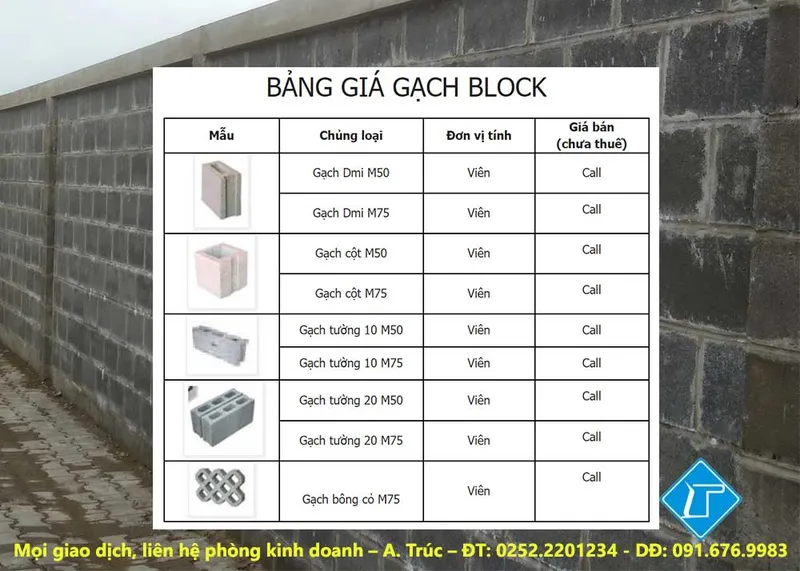 Sản phẩm GACHBLOCK — Công Ty TNHH Đầu Tư Xây Dựng Lập Thành — MST 3400443266