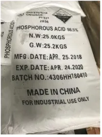 Sản phẩm phosphorousacid98.5h3po3 — Phân Bón Và Hóa Chất BTC - Công Ty TNHH XNK Phân Bón Và Hóa Chất BTC — MST 3401128563