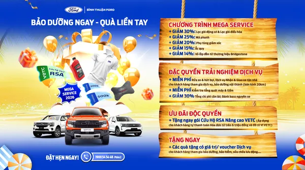 Sản phẩm binh thuan ford tiep tuc trien khai chuong trinh uu dai bao duong ngay   qua lien tay trong thang 6 2026 6561780471223 — Công Ty CP Dịch Vụ Ô Tô Bình Thuận — MST 3401155091