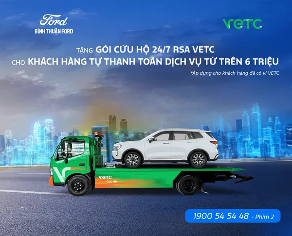 Sản phẩm uu dai noi bat nhan mien phi goi cuu ho rsa nang cao 24 7 khi thanh toan hoa don dich vu tu tren 6 trieu dong 2561775715094 — Công Ty CP Dịch Vụ Ô Tô Bình Thuận — MST 3401155091