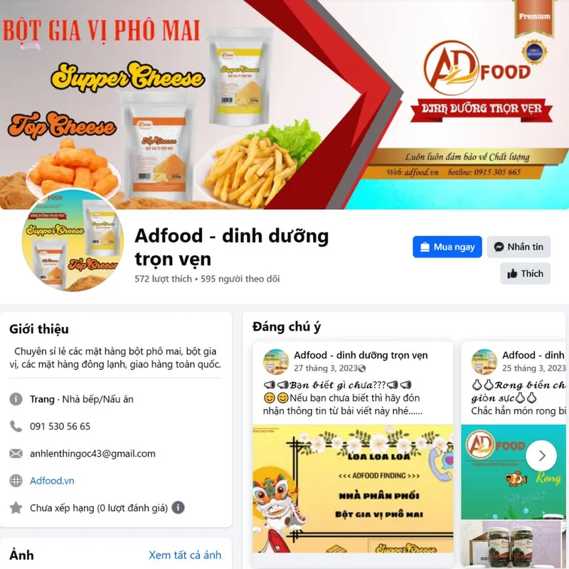 Sản phẩm Noi dung doan van ban cua ban 1 — Công Ty TNHH Sản Xuất Thương Mại Ánh Dương Food — MST 3401238534