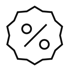 Sản phẩm lsicon_badge promotion outline — Công Ty Cổ Phần Toyota Vũng Tàu — MST 3500898796