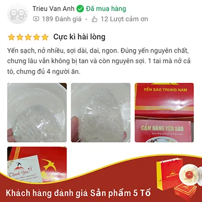 Sản phẩm 5 — Yến Sào Trung Nam — MST 3501029541