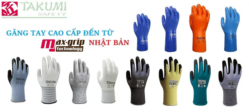 Sản phẩm gang tay bao ho takumi — Công Ty TNHH Hoàng Hải Minh — MST 3501400597