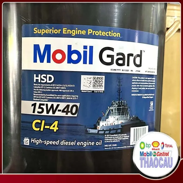 Sản phẩm mobil gard 15w 40 — Dầu Nhớt Thảo Cầu - Công Ty TNHH Thương Mại Và Dịch Vụ Thảo Cầu — MST 3501585394