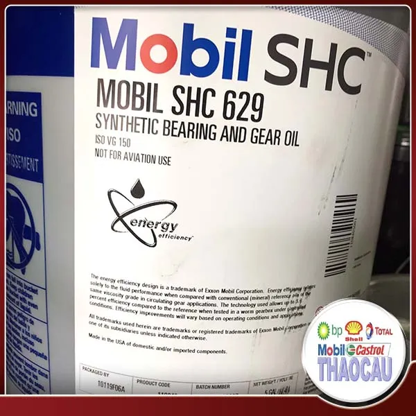 Sản phẩm Mobil SHC 629   ISO VG 150 — Dầu Nhớt Thảo Cầu - Công Ty TNHH Thương Mại Và Dịch Vụ Thảo Cầu — MST 3501585394