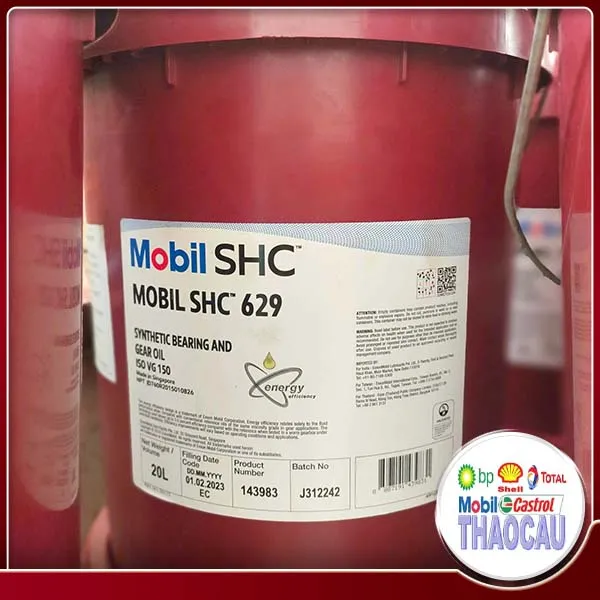 Sản phẩm Mobil SHC 629 — Dầu Nhớt Thảo Cầu - Công Ty TNHH Thương Mại Và Dịch Vụ Thảo Cầu — MST 3501585394