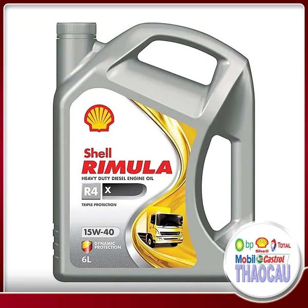 Sản phẩm Shell RIMULA R4X 15W40 — Dầu Nhớt Thảo Cầu - Công Ty TNHH Thương Mại Và Dịch Vụ Thảo Cầu — MST 3501585394