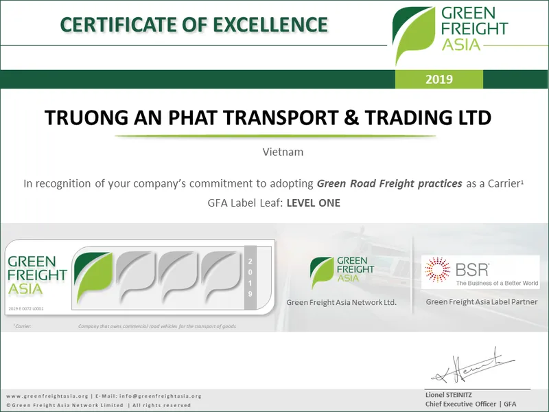 Sản phẩm 1573272899_Truong Anh Phat level one.PNG — Công Ty TNHH Vận Tải Thương Mại Dịch Vụ Trường An Phát — MST 3502212035