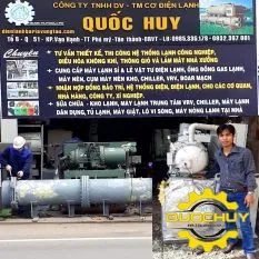 Sản phẩm cung cap he thong lanh chiller00222 — Công Ty TNHH DV-TM Cơ Điện Quốc Huy — MST 3502269289