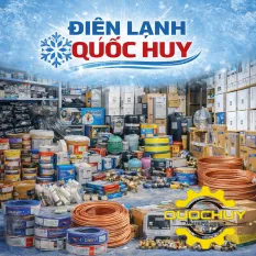 Sản phẩm dien lanh quoc huy trung tam vat tu thiet bi dien lanh uy tin02322 — Công Ty TNHH DV-TM Cơ Điện Quốc Huy — MST 3502269289