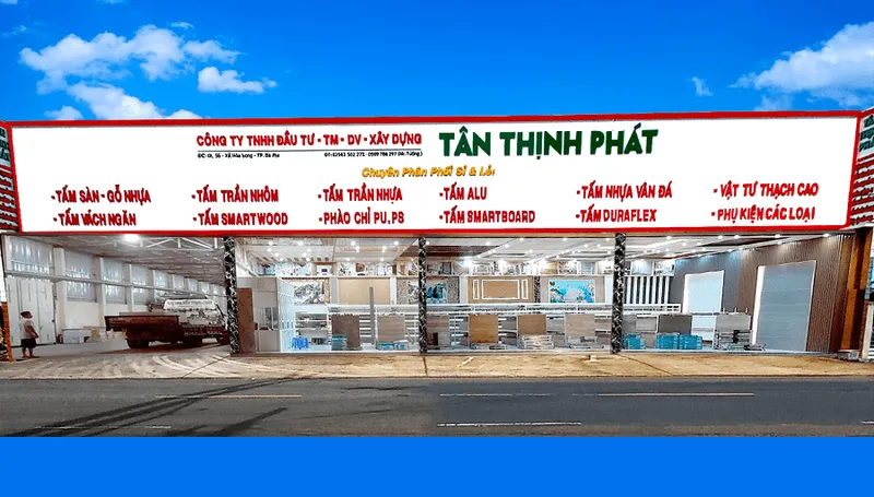 Văn phòng Vật Liệu Trang Trí Tân Thịnh Phát - Công Ty TNHH Đầu Tư Thương Mại Dịch Vụ Xây
Dựng Tân Thịnh Phát #9650 — MST 3502282219