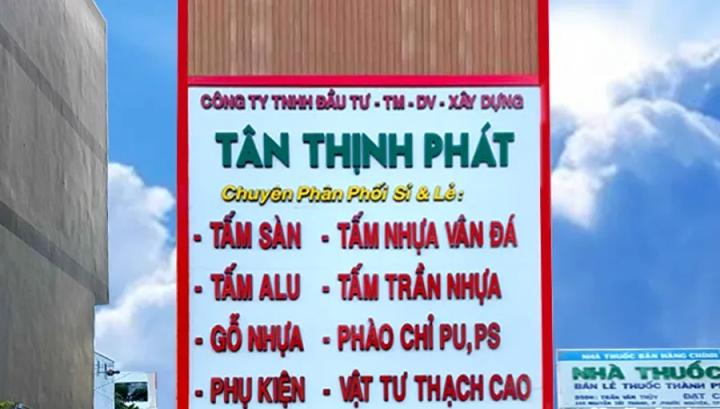 Sản phẩm 143 nguyen tat thanh 39480 — Vật Liệu Trang Trí Tân Thịnh Phát - Công Ty TNHH Đầu Tư Thương Mại Dịch Vụ Xây
Dựng Tân Thịnh Phát — MST 3502282219