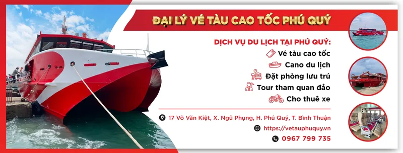 Sản phẩm Dai ly ve tau cao toc Phu Quy Island — Công Ty TNHH Truyền Thông Tý Hon — MST 3502339923