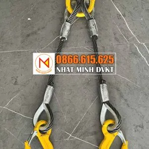 Sản phẩm BO CAP 2 CHAN TWO LEGS WIRE ROPE SLING 300x300 — Công Ty TNHH Dịch Vụ Kỹ Thuật Hàng Hải Nhật Minh — MST 3502380488